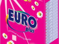 Proszek do prania Euro Plus 1 kg w kartonie
